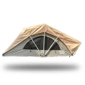 carpa de techo para vehículos para 2 o 3 personas. Color verde. Marca mundo salvaje